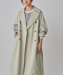 hunch | ストレッチポリエステル トレンチコート(トレンチコート)