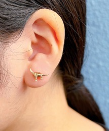 gargle（ガーグル）の「gargle ガーグル：HARU:ME シリーズ　ハルミー14　恐竜　ティラノサウルス　トリケラトプス　ブラキオサウルス　シールピアス　イヤリング(貼るピアス)（イヤリング）」