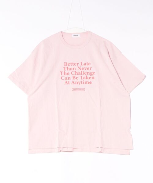 GENERATOR(ジェネレーター)の「GENERATOR/ジェネレーター Better Tシャツ(Tシャツ/カットソー・レディース・ピンク/ベージュ系その他/チャコールグレー・F)」の3枚目の写真