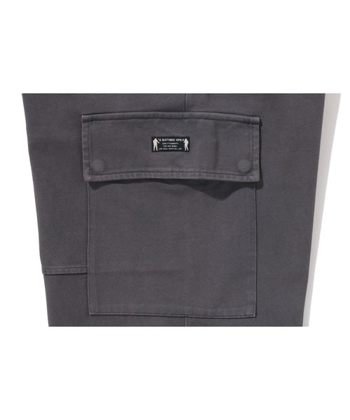 A BATHING APE(アベイシングエイプ)の「BAPE STA ONE POINT RELAXED FIT CARGO SWEATPANTS(スウェットパンツ・メンズ・チャコール/グレー・MEDIUM/LARGE/SMALL)」の8枚目の写真