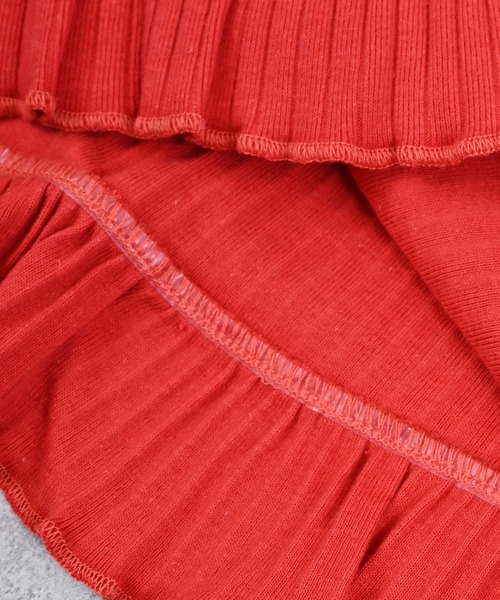 MARKEY'S（マーキーズ）の「フリルリブビスチェ（その他トップス・キッズ・レッド/ブルー/ブラウン・M/S/LL/L）」の12枚目の写真