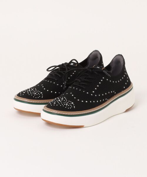 LANVIN collection(ランバン コレクション)の「ウィングチップレースアップスニーカー(スニーカー・レディース・グレー/ブラック/ホワイト・23.0cm/23.5cm/24.0cm/24.5cm/22.5cm)」の3枚目の写真