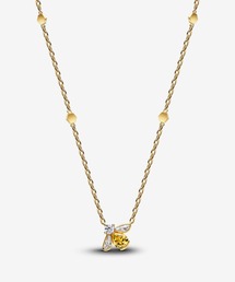 グリーン ラッキー クローバー ペンダント ネックレス（ネックレス