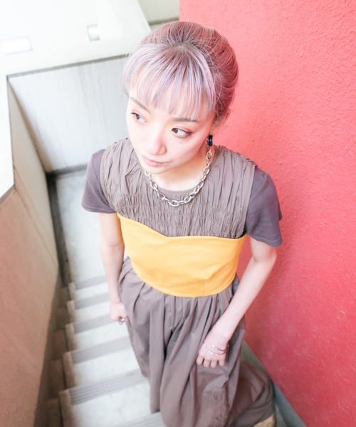 DOLLUPOOPS(ドールアップウップス)の「Side Lace All-in-One(サイドレースオールインワン)(つなぎ/オールインワン・レディース・ブラック/カーキ/ブラウン・FREE)」の4枚目の写真
