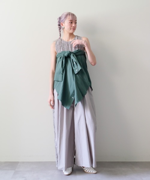 DOLLUPOOPS(ドールアップウップス)の「Side Lace All-in-One(サイドレースオールインワン)(つなぎ/オールインワン・レディース・ブラック/カーキ/ブラウン・FREE)」の15枚目の写真