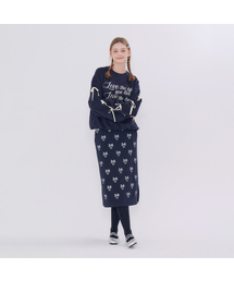 METAPHER（メタファ）の「リボンディテールスウェットシャツスカート2ピースセット（スウェット）」