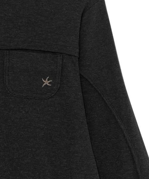 THECOLDESTMOMENT(ザコールデストモーメント)の「TCM cozy line jersey zip-up (black)(その他アウター・レディース・その他・SMALL/MEDIUM/LARGE)」の4枚目の写真