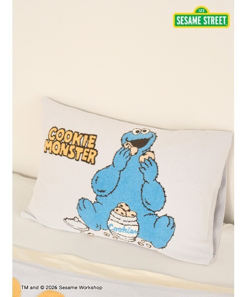 SESAME STREET】【Sleep】エアリーモコジャガードピローケース（寝具