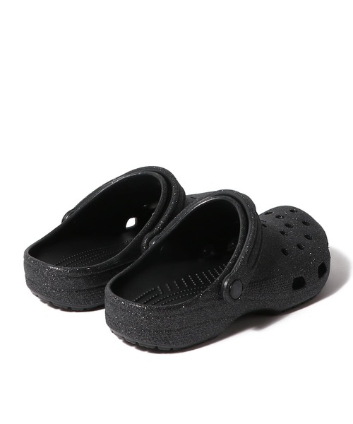 crocs(クロックス)の「CROCS / クラシック グリッター クロッグ(サンダル・レディース・ブラック/ホワイト・6/5)」の7枚目の写真
