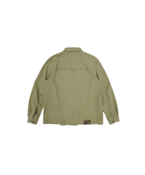 MEA（メア）の「STUD CHORE JACKET [LIGHT OLIVE]（その他アウター・メンズ・その他・2/3）」の2枚目の写真