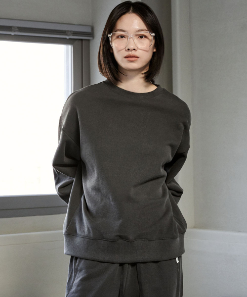 MALOUPE（マロップ）の「5309 ピグメントスウェットシャツ (ダークグレー)（スウェット・レディース・その他・FREE）」の5枚目の写真