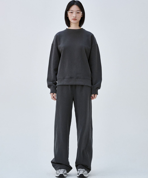 MALOUPE（マロップ）の「5309 ピグメントスウェットシャツ (ダークグレー)（スウェット・レディース・その他・FREE）」の8枚目の写真