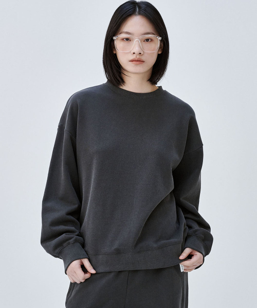 MALOUPE（マロップ）の「5309 ピグメントスウェットシャツ (ダークグレー)（スウェット・レディース・その他・FREE）」の9枚目の写真