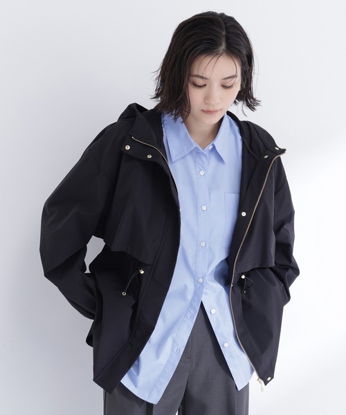 NATURAL BEAUTY BASIC(ナチュラルビューティーベーシック)の「【sweet4月号掲載】◇【ちょうど、いい服】毎日これ。週7ペプラムフーディブルゾン(ブルゾン・レディース・オフホワイト/グレイッシュベージュ/ブラック・SMALL/LARGE/MEDIUM)」の14枚目の写真