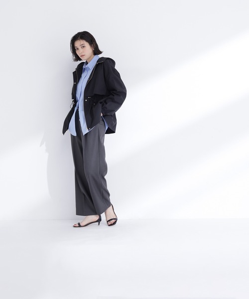 NATURAL BEAUTY BASIC(ナチュラルビューティーベーシック)の「【sweet4月号掲載】◇【ちょうど、いい服】毎日これ。週7ペプラムフーディブルゾン(ブルゾン・レディース・オフホワイト/グレイッシュベージュ/ブラック・SMALL/LARGE/MEDIUM)」の15枚目の写真