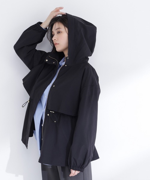 NATURAL BEAUTY BASIC(ナチュラルビューティーベーシック)の「【sweet4月号掲載】◇【ちょうど、いい服】毎日これ。週7ペプラムフーディブルゾン(ブルゾン・レディース・オフホワイト/グレイッシュベージュ/ブラック・SMALL/LARGE/MEDIUM)」の16枚目の写真