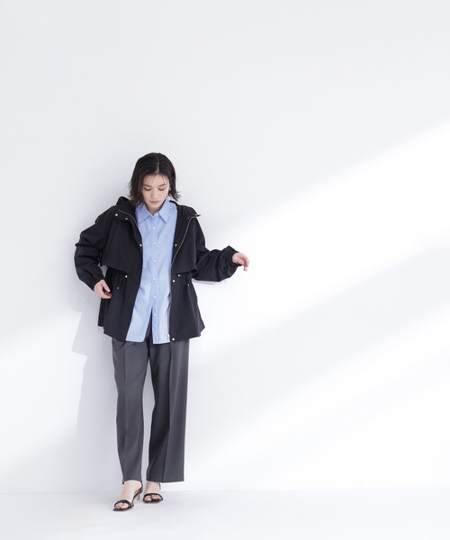 NATURAL BEAUTY BASIC(ナチュラルビューティーベーシック)の「【sweet4月号掲載】◇【ちょうど、いい服】毎日これ。週7ペプラムフーディブルゾン(ブルゾン・レディース・オフホワイト/グレイッシュベージュ/ブラック・SMALL/LARGE/MEDIUM)」の17枚目の写真