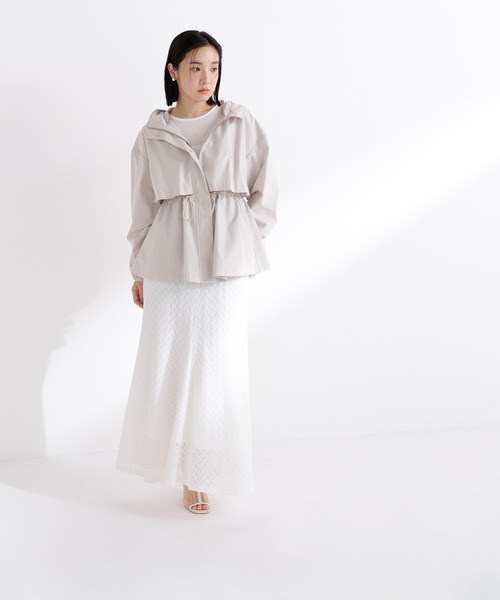 NATURAL BEAUTY BASIC(ナチュラルビューティーベーシック)の「【sweet4月号掲載】◇【ちょうど、いい服】毎日これ。週7ペプラムフーディブルゾン(ブルゾン・レディース・オフホワイト/グレイッシュベージュ/ブラック・SMALL/LARGE/MEDIUM)」の19枚目の写真