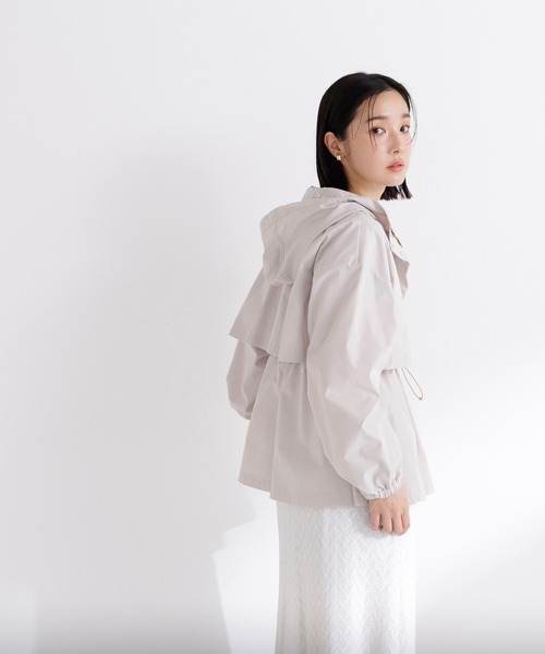 NATURAL BEAUTY BASIC(ナチュラルビューティーベーシック)の「【sweet4月号掲載】◇【ちょうど、いい服】毎日これ。週7ペプラムフーディブルゾン(ブルゾン・レディース・オフホワイト/グレイッシュベージュ/ブラック・SMALL/LARGE/MEDIUM)」の20枚目の写真