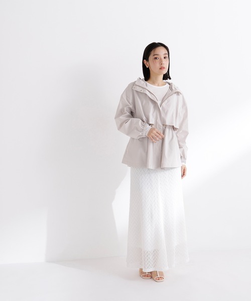 NATURAL BEAUTY BASIC(ナチュラルビューティーベーシック)の「【sweet4月号掲載】◇【ちょうど、いい服】毎日これ。週7ペプラムフーディブルゾン(ブルゾン・レディース・オフホワイト/グレイッシュベージュ/ブラック・SMALL/LARGE/MEDIUM)」の21枚目の写真