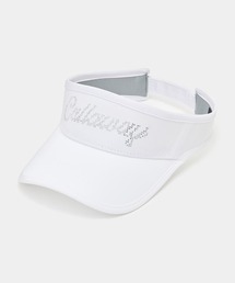 Callaway（キャロウェイ）の「キャロウェイ  ラインストーンロゴバイザー（サンバイザー）」