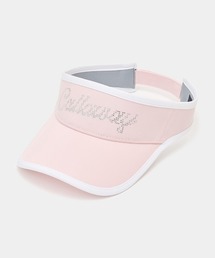 Callaway（キャロウェイ）の「キャロウェイ  ラインストーンロゴバイザー（サンバイザー）」