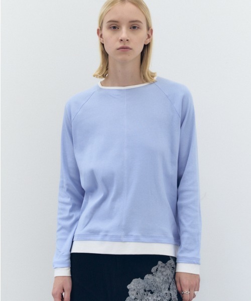 Muel Chic(ミュエルシック)の「Ciel CS シエルカットソー(Tシャツ/カットソー・レディース・ブラック/ライトイエロー/グレー/オフホワイト/ライトブルー・FREE)」の1枚目の写真