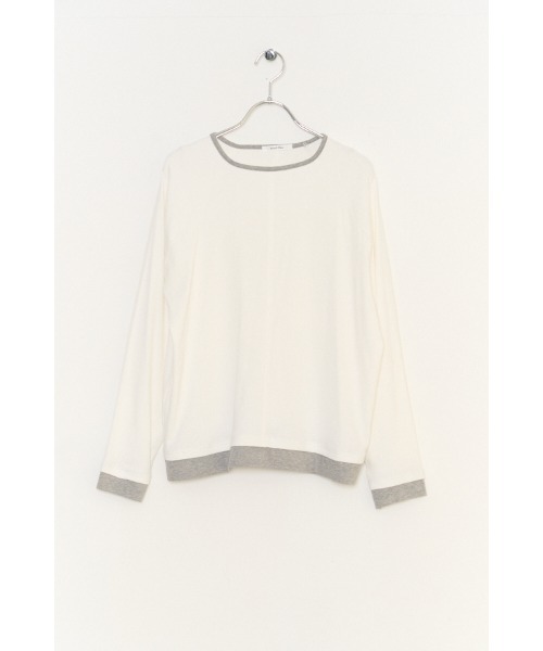 Muel Chic(ミュエルシック)の「Ciel CS シエルカットソー(Tシャツ/カットソー・レディース・ブラック/ライトイエロー/グレー/オフホワイト/ライトブルー・FREE)」の6枚目の写真