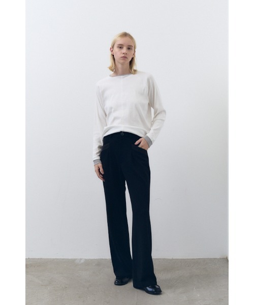 Muel Chic(ミュエルシック)の「Ciel CS シエルカットソー(Tシャツ/カットソー・レディース・ブラック/ライトイエロー/グレー/オフホワイト/ライトブルー・FREE)」の11枚目の写真