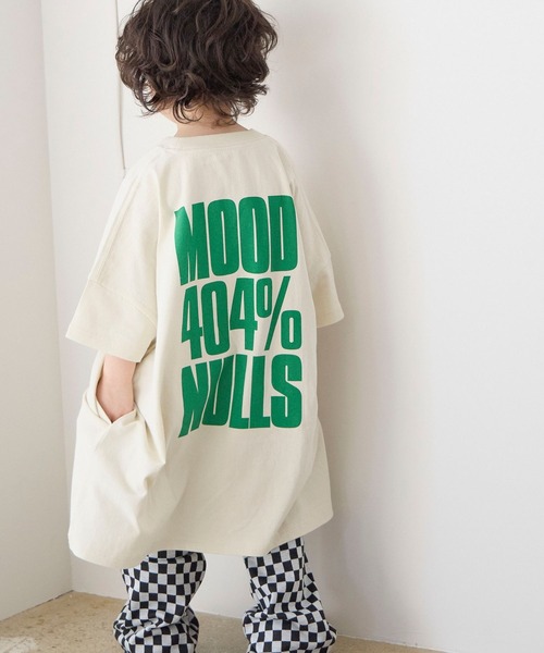 LOWRYS FARM（ローリーズファーム）の「アソートプリントワンピースＳＳ　656757（Tシャツ/カットソー・キッズ・ブルー/オフホワイト/キナリ/ブラック・120cm/110cm/150cm/140cm/130cm）」の3枚目の写真