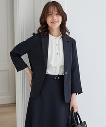 Honeys | 【ストレッチ・ウォッシャブル・イージーケア・接触冷感】8分袖1つ釦テーラードジャケット(テーラードジャケット)