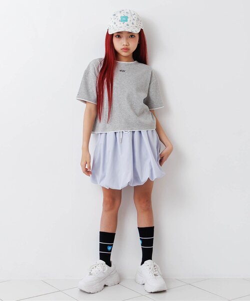 algy（アルジー）の「【セットアップ対応】シャカバルーンスカパン（スカート・キッズ・ネイビー/サックスブルー・130/140/150/160）」の14枚目の写真