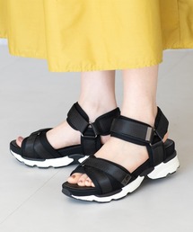 JELLY BEANS | ベルクロクロスベルトスポーツサンダル(211-63325)JELLY BEANS(ジェリービーンズ)(サンダル)