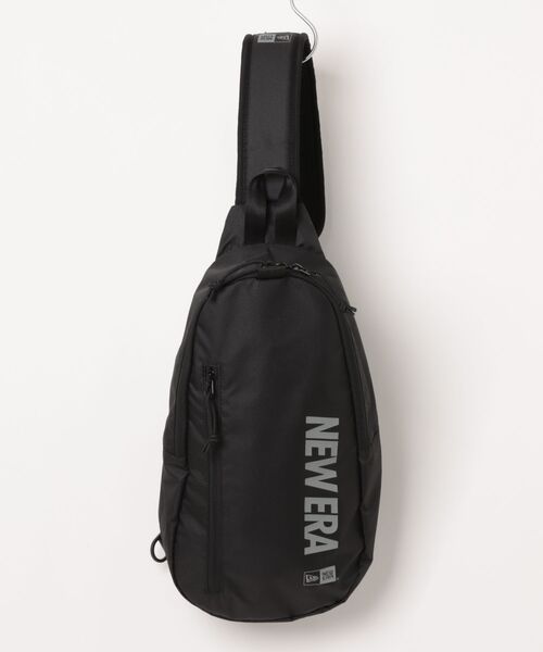 NEW ERA(ニューエラ)の「【NEW ERA/ニューエラ】ボディバッグ リップストップ ブラック(ボディバッグ/ウエストポーチ・メンズ・ブラック・FREE)」の1枚目の写真