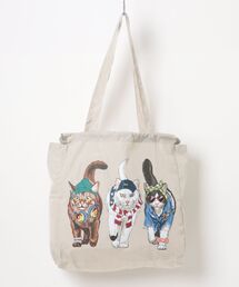 CORISCO（コリスコ）の「ポリエステルアニマル柄トートバッグ(M1)（トートバッグ）」