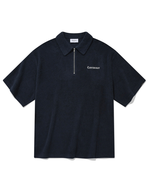 COVERNAT(カバーナット)の「テリー ポロT ネイビー(ポロシャツ・レディース・その他・LARGE/MEDIUM)」の1枚目の写真