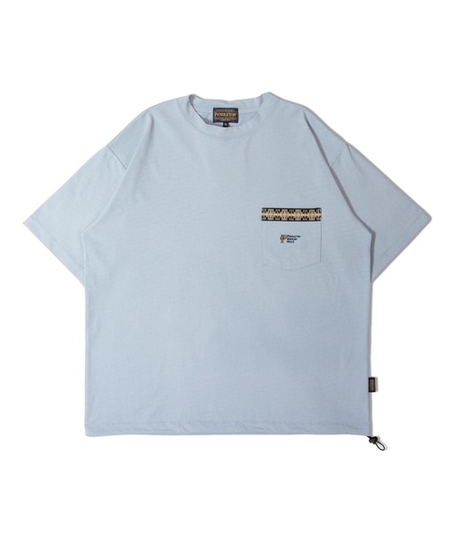 PENDLETON（ペンドルトン）の「PENDLETON-SS Tee＆Shorts　Bag SET（Tシャツ/カットソー・メンズ・ベージュ/サックスブルー/ブラック・L/M）」の12枚目の写真