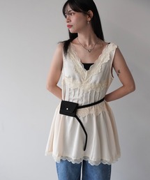 【SANSeLF】レースキャミチュニック saw26s040