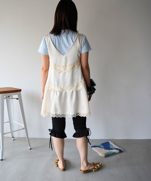 SANSeLF（サンセルフ）の「【SANSeLF】レースキャミチュニック saw26s040（ワンピース・レディース・アイボリー・FREE）」の11枚目の写真