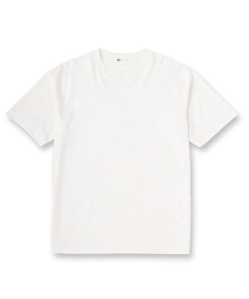 tk.TAKEO KIKUCHI(ティーケータケオキクチ)の「スムースシルケットS/S カットソー(Tシャツ/カットソー・メンズ・ホワイト/ブラック/グレー・01/02/03)」の9枚目の写真