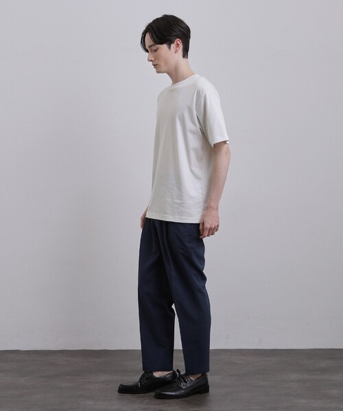 tk.TAKEO KIKUCHI(ティーケータケオキクチ)の「スムースシルケットS/S カットソー(Tシャツ/カットソー・メンズ・ホワイト/ブラック/グレー・01/02/03)」の12枚目の写真