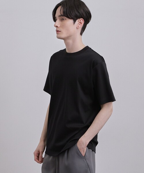 tk.TAKEO KIKUCHI(ティーケータケオキクチ)の「スムースシルケットS/S カットソー(Tシャツ/カットソー・メンズ・ホワイト/ブラック/グレー・01/02/03)」の18枚目の写真
