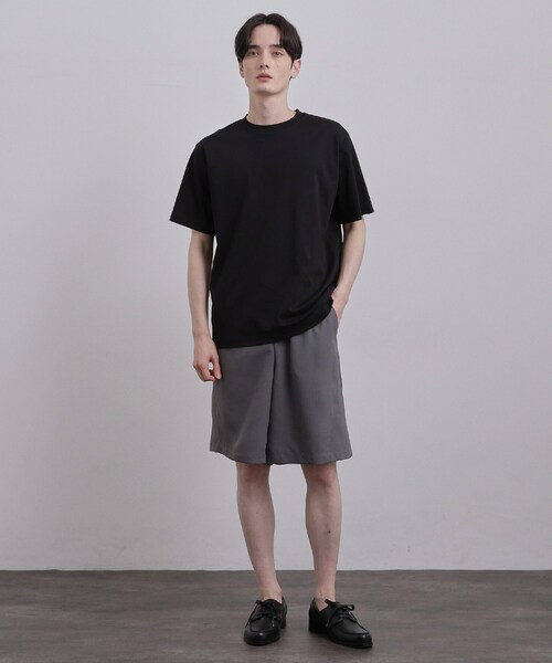 tk.TAKEO KIKUCHI(ティーケータケオキクチ)の「スムースシルケットS/S カットソー(Tシャツ/カットソー・メンズ・ホワイト/ブラック/グレー・01/02/03)」の19枚目の写真