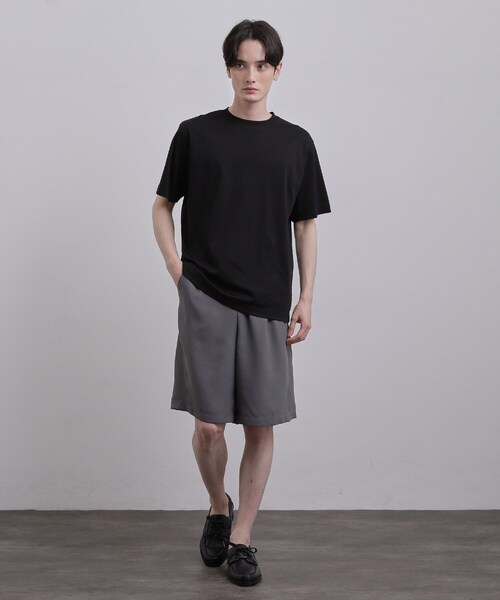 tk.TAKEO KIKUCHI(ティーケータケオキクチ)の「スムースシルケットS/S カットソー(Tシャツ/カットソー・メンズ・ホワイト/ブラック/グレー・01/02/03)」の20枚目の写真