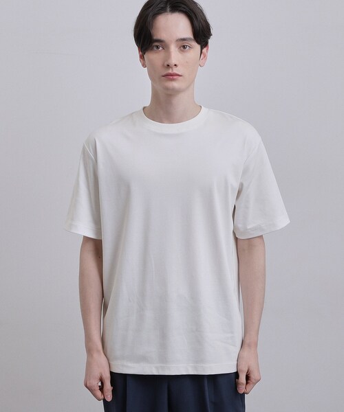 tk.TAKEO KIKUCHI(ティーケータケオキクチ)の「スムースシルケットS/S カットソー(Tシャツ/カットソー・メンズ・ホワイト/ブラック/グレー・01/02/03)」の22枚目の写真