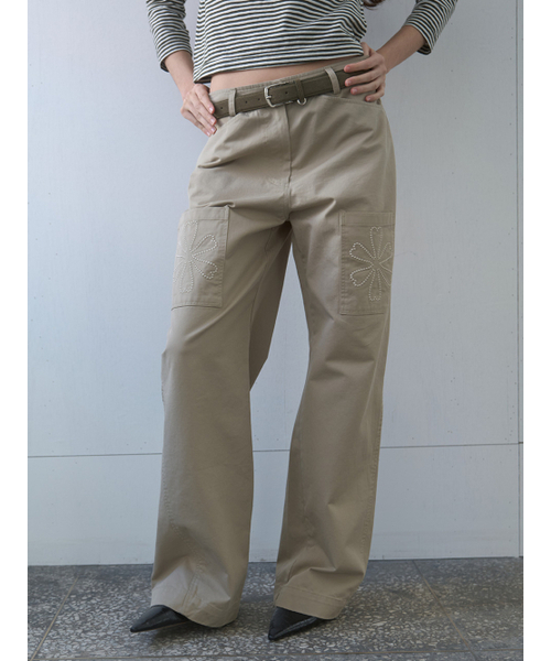 Kijun（キジュン）の「Clover Pocket Pants Sand（その他パンツ・レディース・その他・SMALL/MEDIUM）」の3枚目の写真