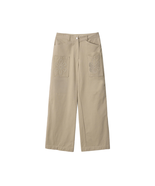 Kijun（キジュン）の「Clover Pocket Pants Sand（その他パンツ・レディース・その他・SMALL/MEDIUM）」の2枚目の写真