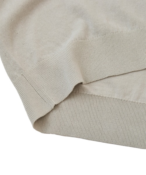 LA MARINE FRANCAISE（マリン フランセーズ）の「ハイツイストコットンVネックベスト（ニット/セーター・レディース・ターコイズブルー/グレー/ブラック・FREE）」の16枚目の写真