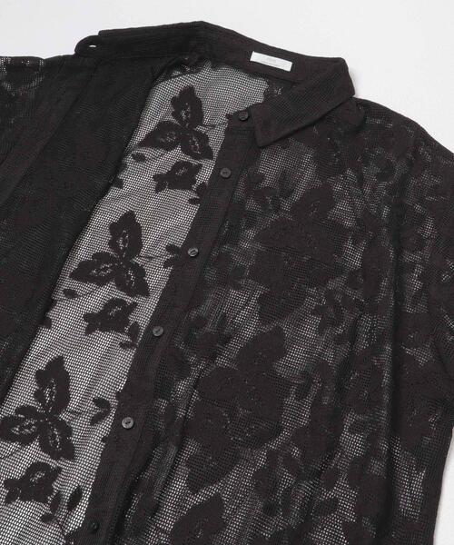 ITEMS URBANRESEARCH（アイテムズ アーバンリサーチ）の「レースメッシュシャツ（シャツ/ブラウス・レディース・ブラック/ホワイト系その他・FREE）」の18枚目の写真