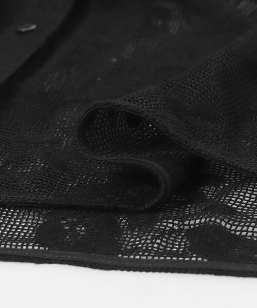 ITEMS URBANRESEARCH（アイテムズ アーバンリサーチ）の「レースメッシュシャツ（シャツ/ブラウス・レディース・ブラック/ホワイト系その他・FREE）」の20枚目の写真